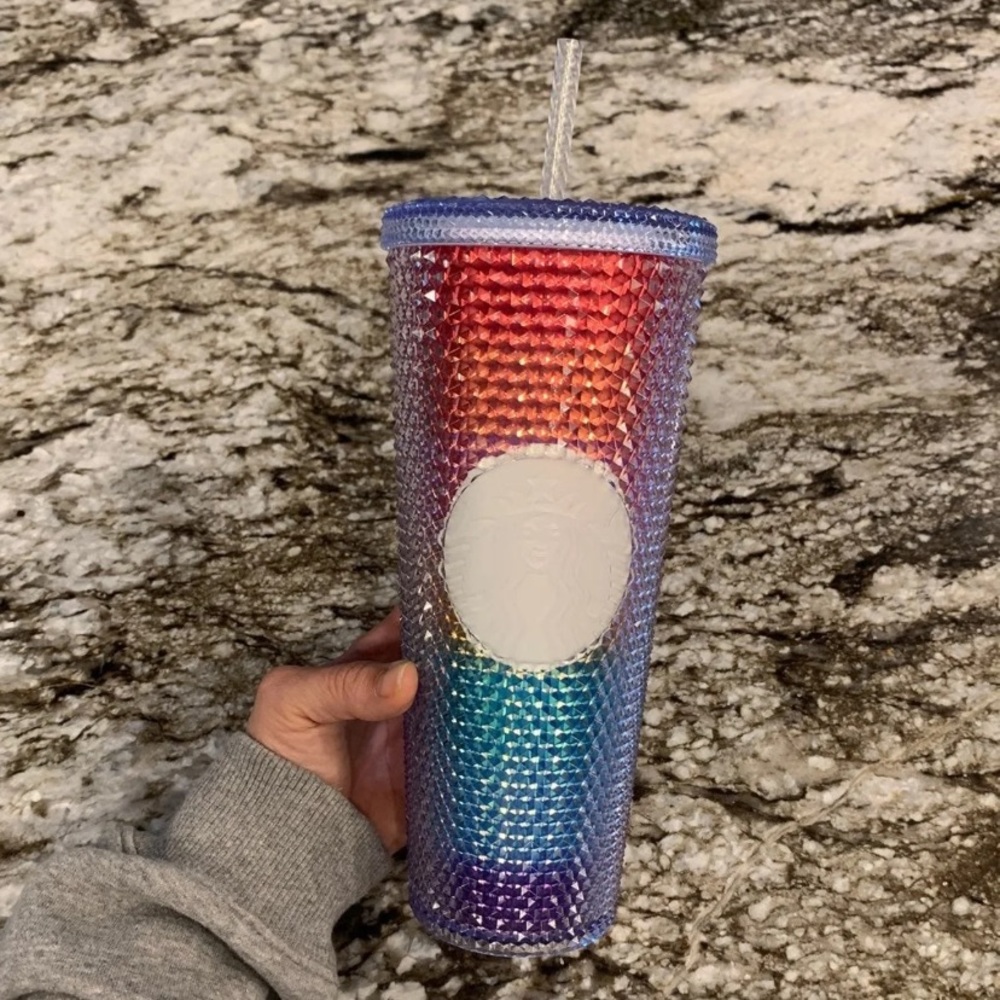 Starbucks rainbow tumbler pride edition